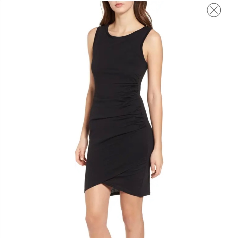 NWT Leith Ruched Body-con Sleeveless Dress